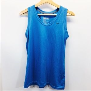 Blue Dry Fit Nike Tank